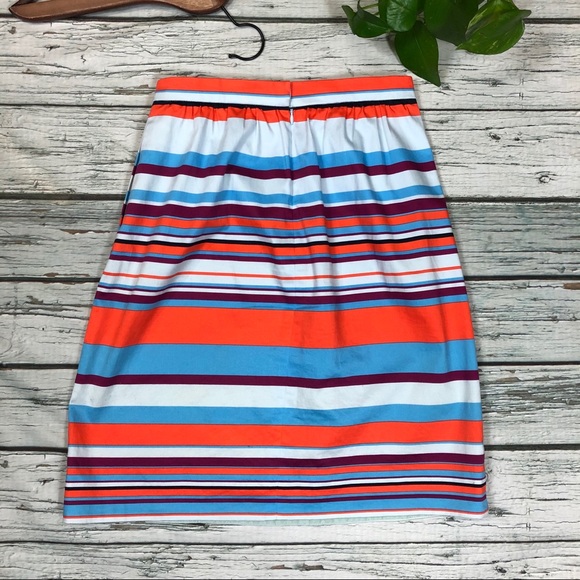 3/25 SALE J. Crew Factory pencil striped skirt Sz 0 - Picture 5 of 6